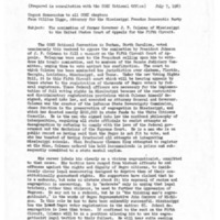 Memorandum from William Higgs to CORE chapters, July 7, 1965