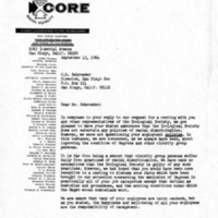 Letter from Harold Brown to C. R. Schroeder, September 15, 1964