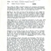 Memorandum from Dave Dennis to CORE, April 2, 1965