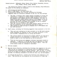 Special Steering Committee meeting, January 15, 1965